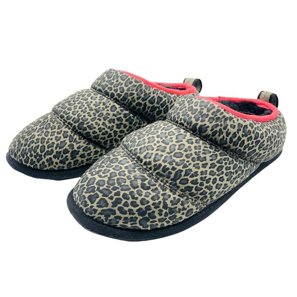 Sorel Go Bodega Run Slippers Women’s 6 Leopard Print Faux Fur Lined - Picture 1 of 9